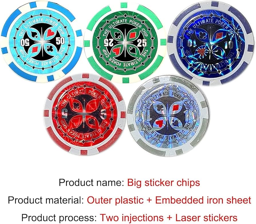 Amazon.co.jp: 50 個のポーカーチップカジノチップモンテカルロ